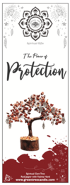 Red Jasper Protection Gem tree Large