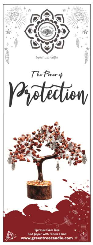 Red Jasper Protection Gem tree Large