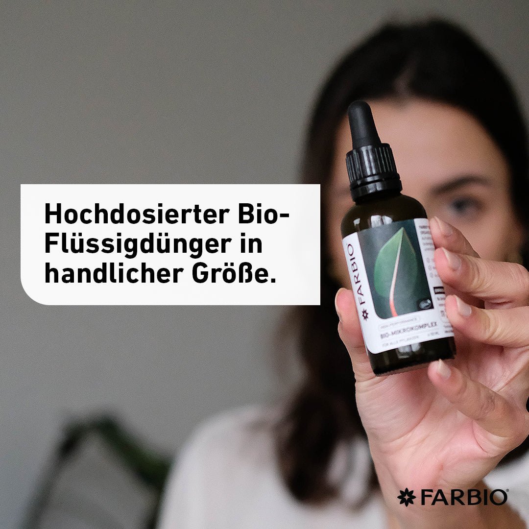 FARBIO® organic microcomplex | Healing for your plants | Premium liquid fertilizer