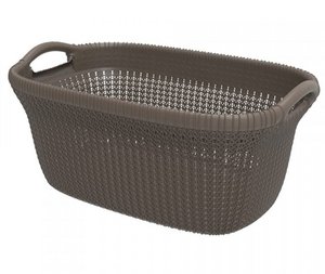 Curver Knit Wäschekorb 40 Liter braun