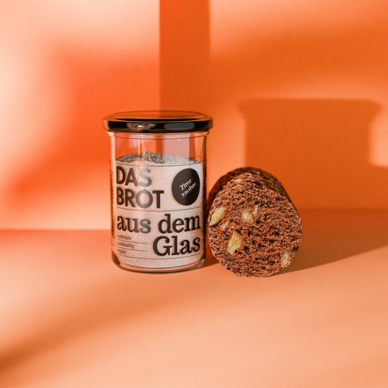 Bio-brød bagningsblanding i glasset "Zimtzauber" (200 g)