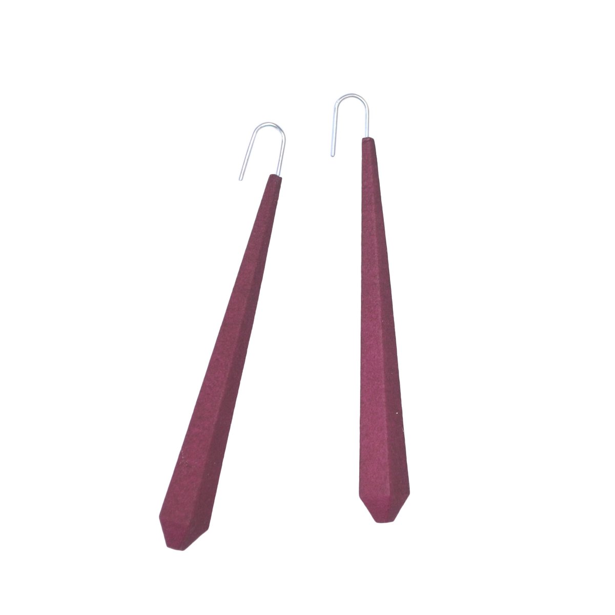 Langes Fünfeck XL Plum