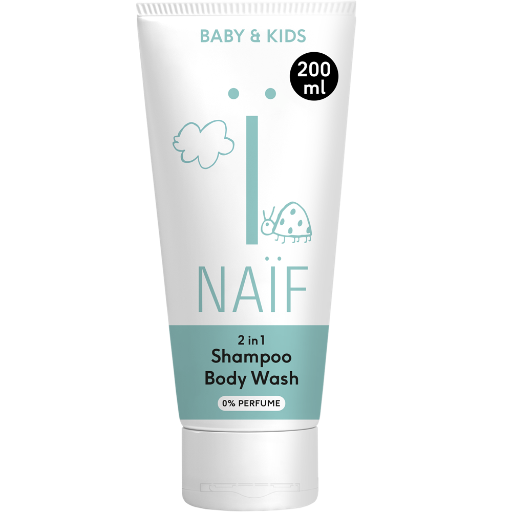 2 in 1 Shampoo & Body Wash 0% Perfume 200ml