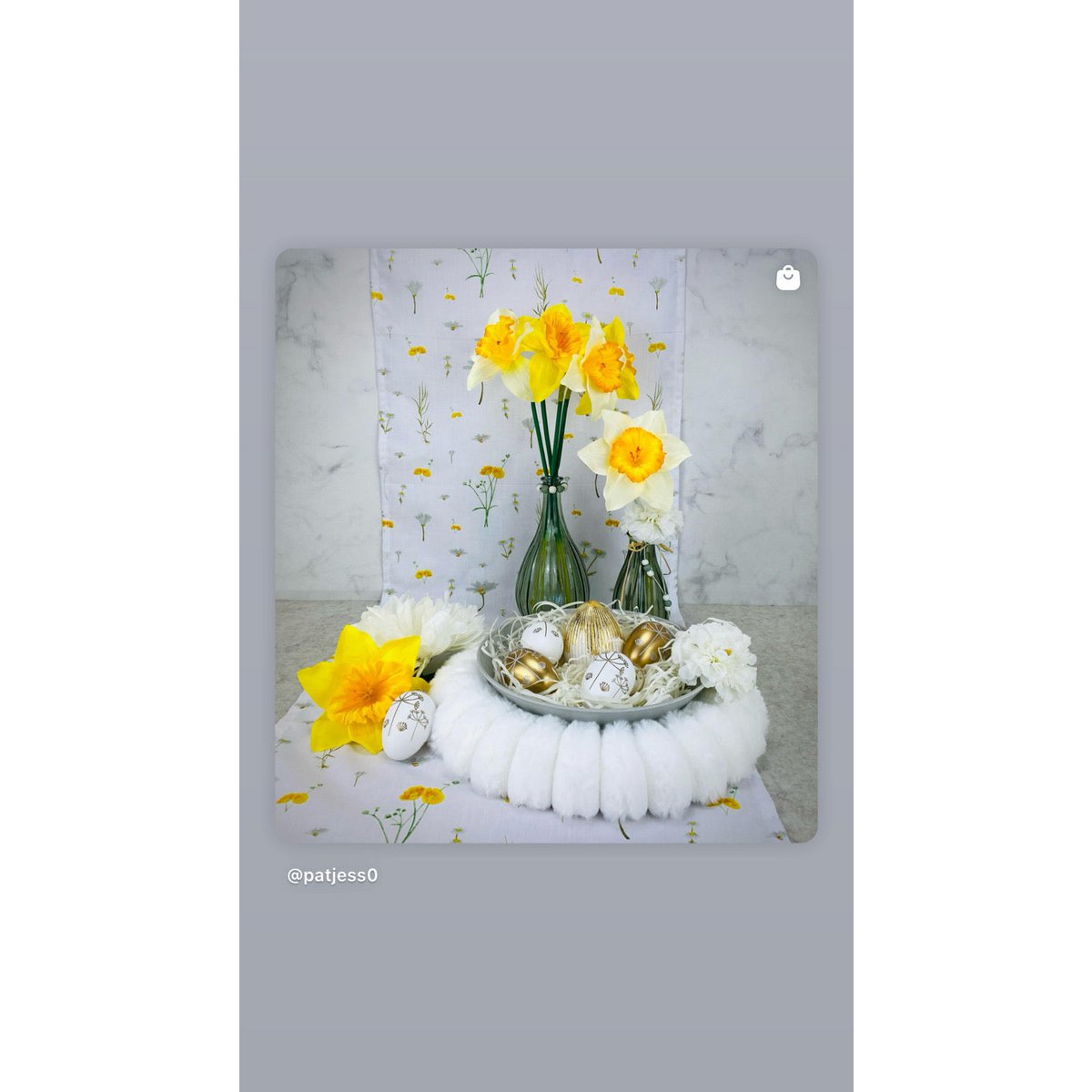 Tafelloper Fresh Flower 145x45cm