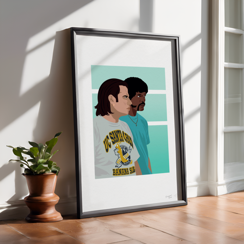 Poster "Pulp Fiction" - A4 & 30x40cm - Art print