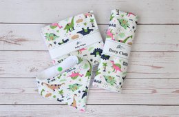 Neues Baby-Geschenk-Set, Öko-Geschenk-Set, Babylätzchen, wiederverwendbare Babytücher, Spucktuch, neues Mama-Geschenk, Dribbel-Lätzchen