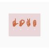 A6 Ansichtkaart || LOVE