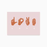 A6 Postcard || LOVE