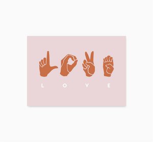A6 Postcard || LOVE
