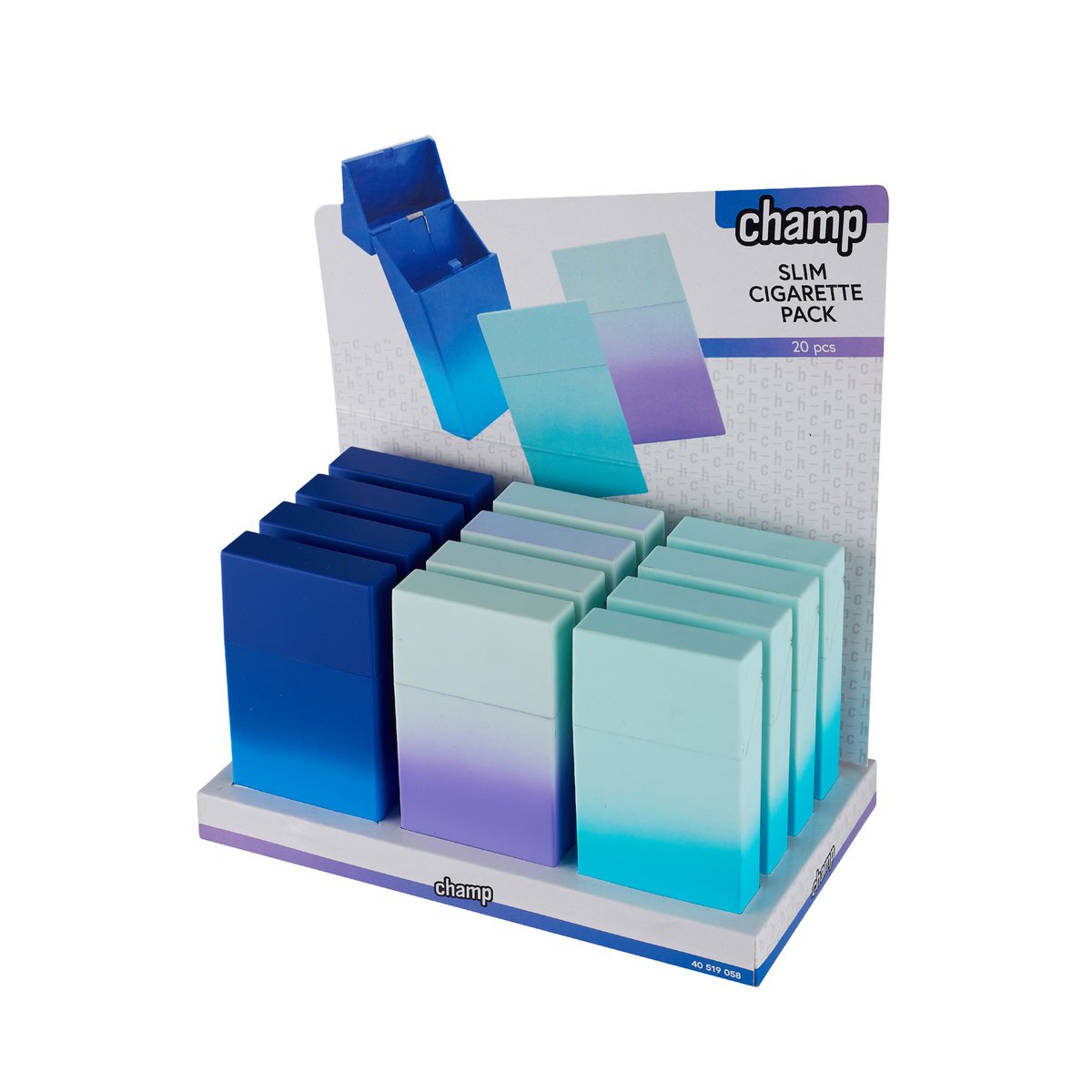 ESTUCHE PARA PAQUETAS DE CIGARRILLOS 20 UDS. SLIM DL-12