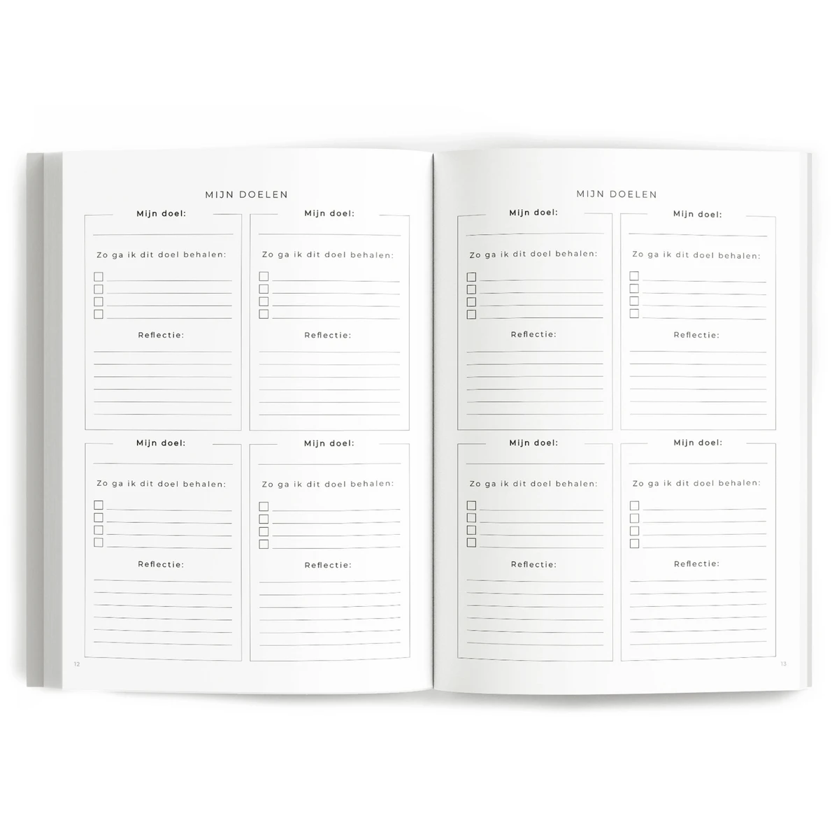 Fyllbooks My Weekly Planner - Dateless - Japandi