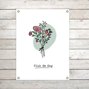 Gartenposter XL 'Nutze den Tag'