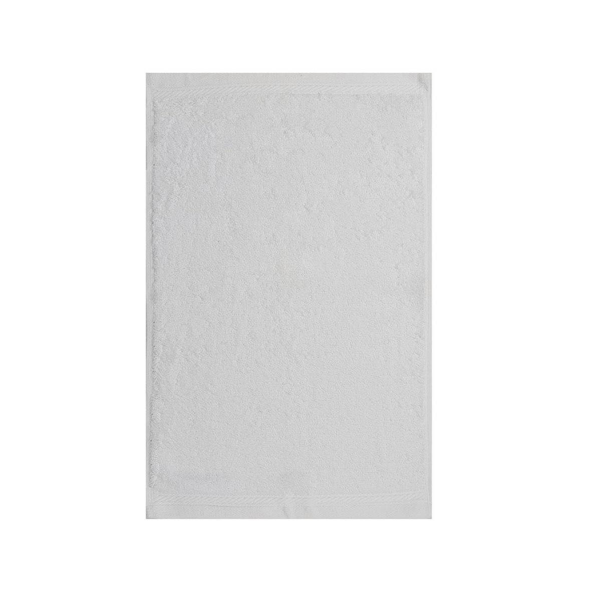 Toalla de Invitadas 100% algodón orgánico 30x50 cm, 550 gr./m² Blanco
