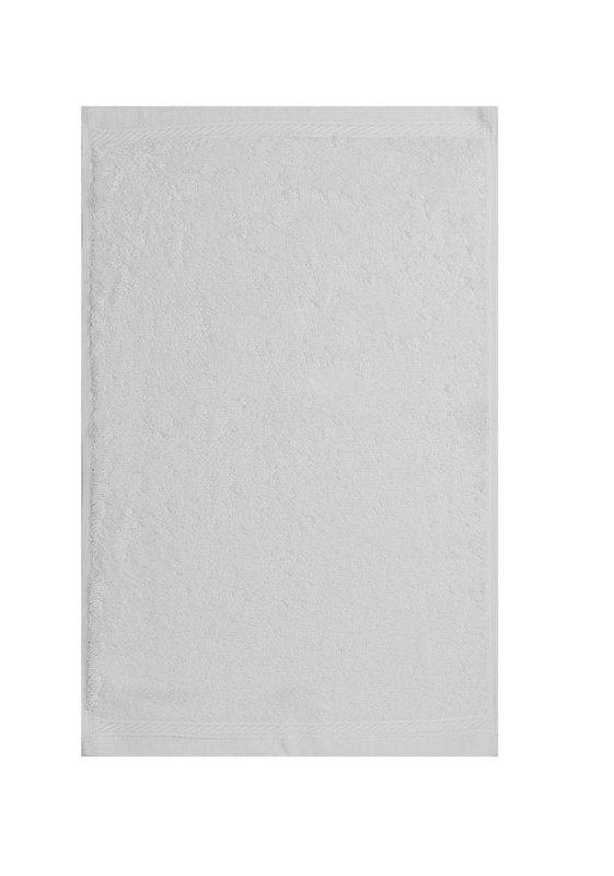 Toalla de Invitadas 100% algodón orgánico 30x50 cm, 550 gr./m² Blanco