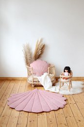 "Soft Pink" Velvet Shell Pude