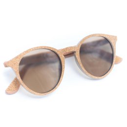 Cork UV protection women eyewear sunglasses (Including case L-500) L-858