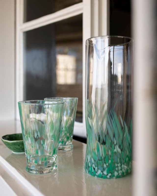 Muranoglas, hellgrün