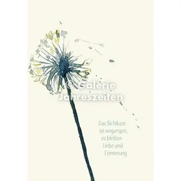 Watercolor sympathy card | Dandelion | Love and memory