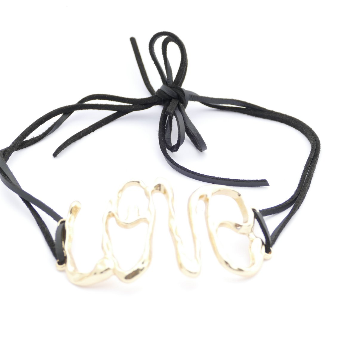 Choker kraag gouden ketting Love