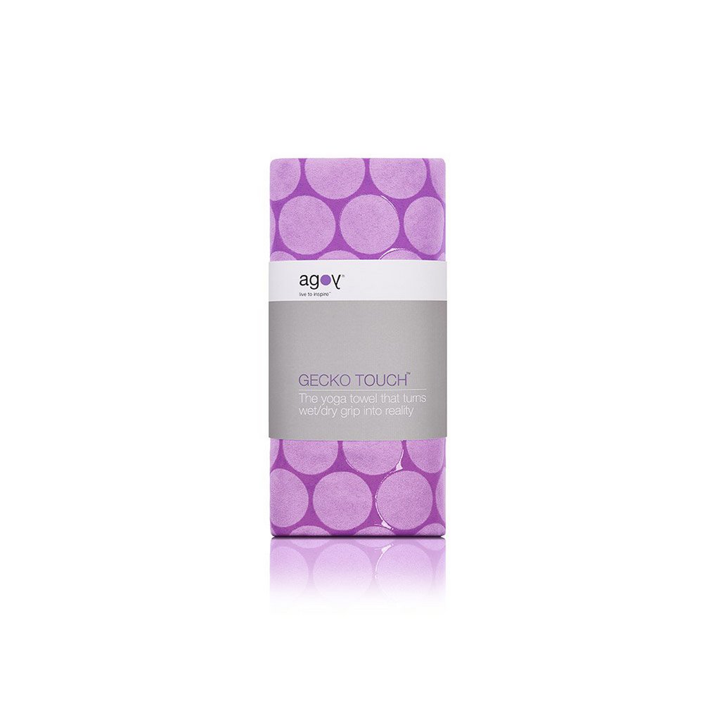 Gecko Touch Yoga Towel - Purple Rain