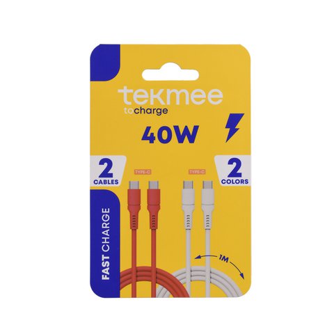 Typ-C zu Typ-C 1m Kabel Duo-40W Schnelllast