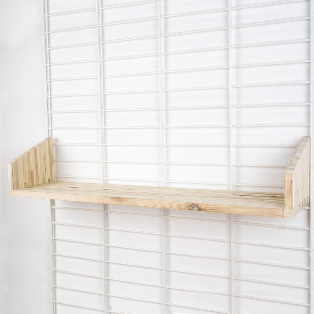 Étagère murale durable FENCY - étagère quadruple palette (79x18 cm)