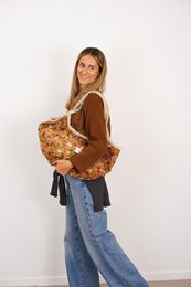 Round shopper with zipper ESME