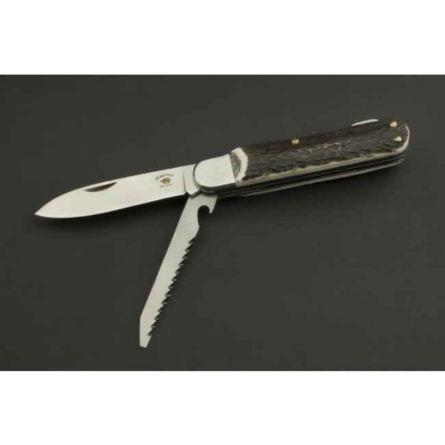 ED MAHONY Wildlife Duo zakmes, hert handvat, 440C