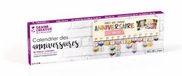 CALENDARIO COMPLEANNI IN LEGNO 400x120x5mm