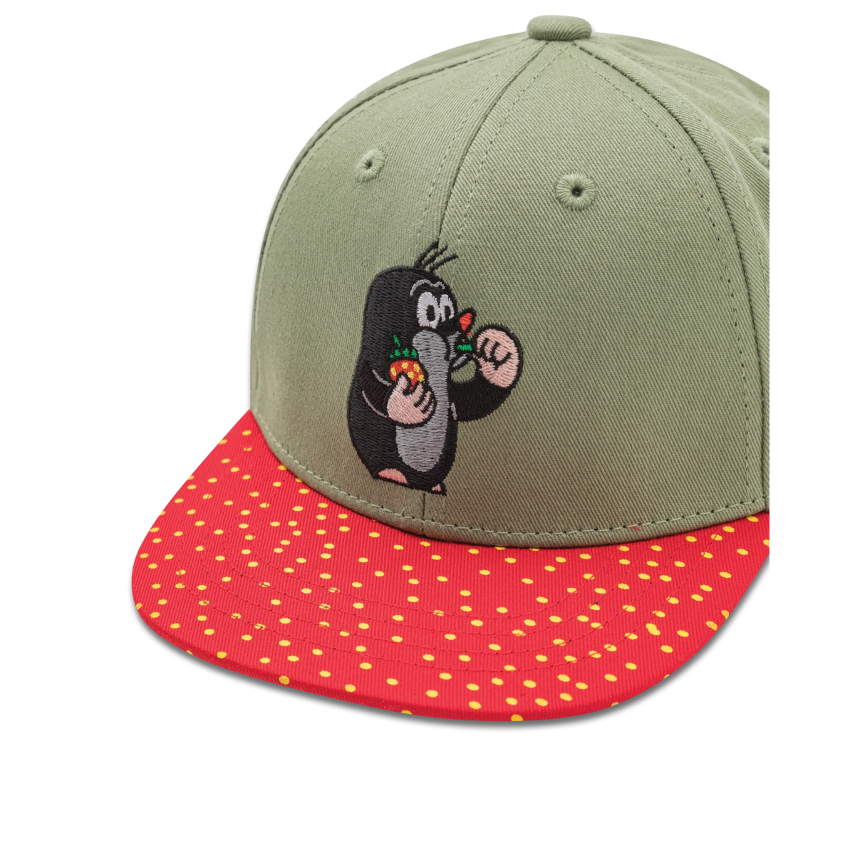 koaa – Der kleine Maulwurf "Erdbeere" – Snapback green/red