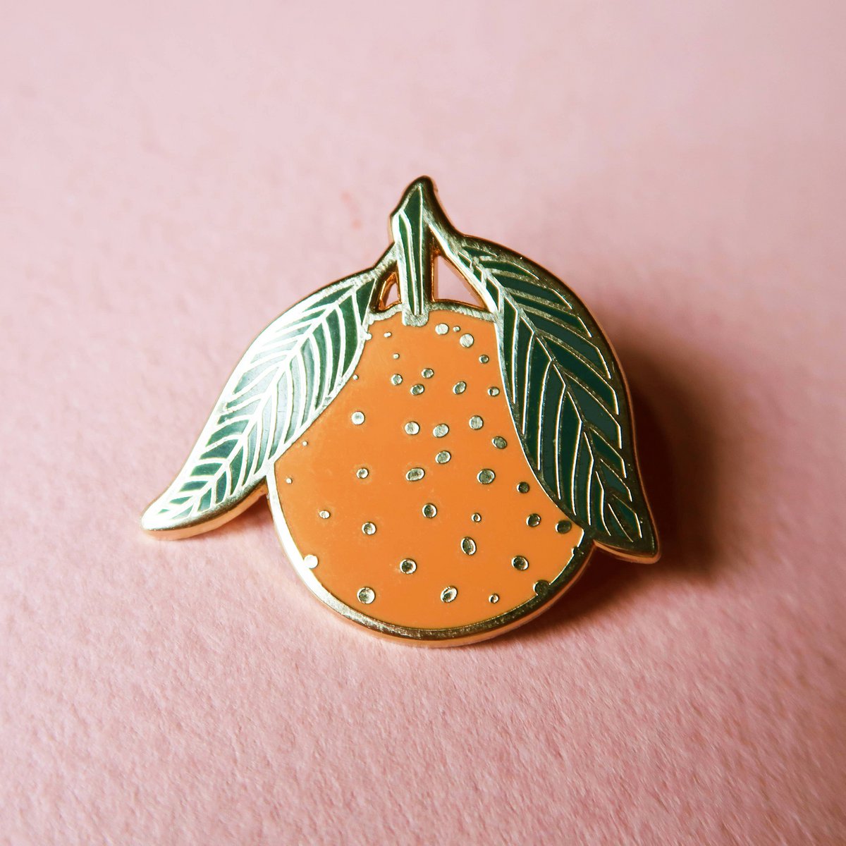 Orange Pin | hard enamel, citrus, clementine