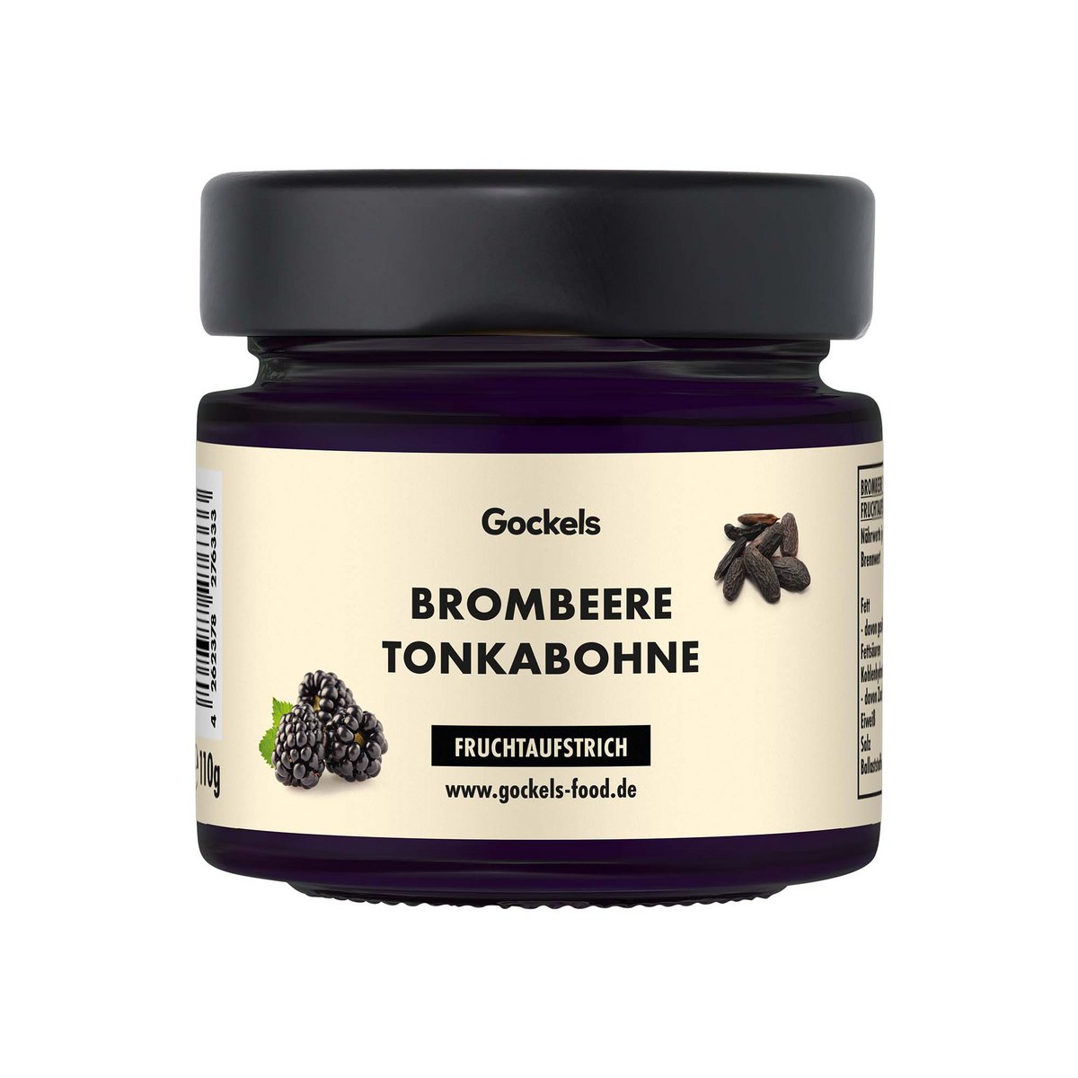 Blackberry tonka bean fruit spread-fruity, noble & aromatic