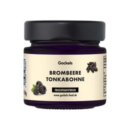 Blackberry tonka bean fruit spread-fruity, noble & aromatic
