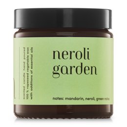 Duftkerze „Neroli Garden“, 100 % natürliches Rapswachs, 120 g