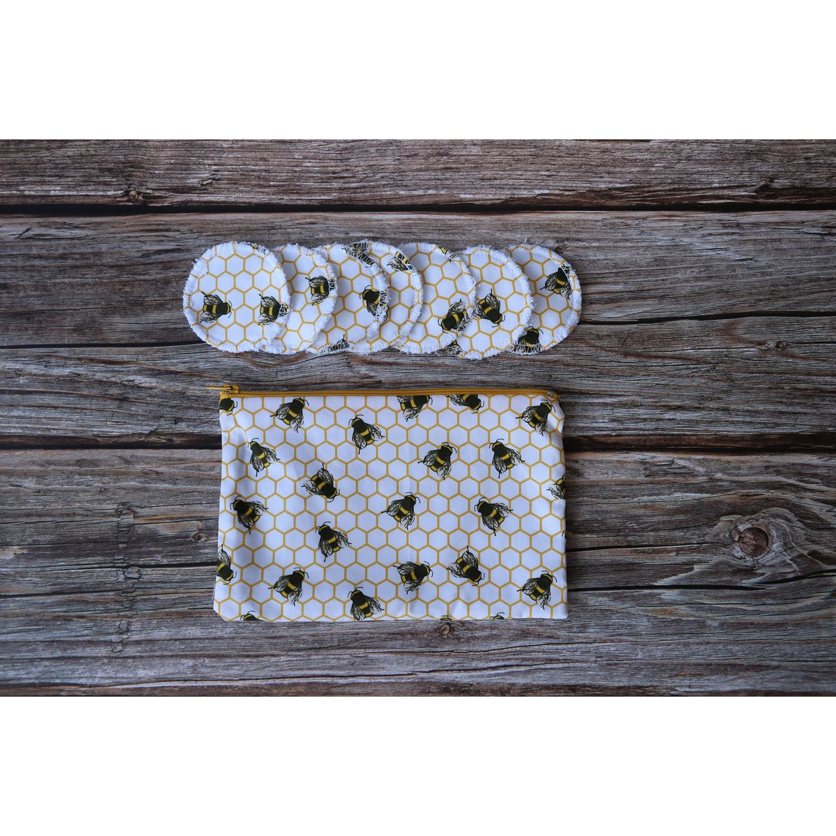 Reusable Face Pads with Makeup Bag, Zero Waste Makeup, Eco friendly, Gift For Her, Makeup Remover Pads, Reusable Makeup Pads, Cloth Wipes