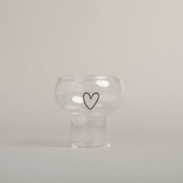 Bubble Glas Herz (VE = 6 Stk)