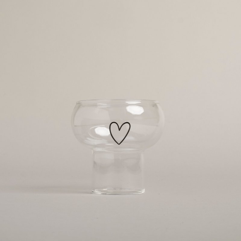 Bubble Glas Herz (VE = 6 Stk)