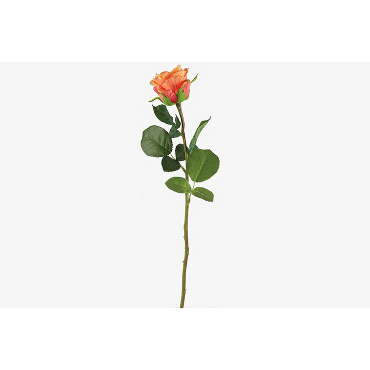 Kunstbloem Rosa oranje- L8B8H70CM