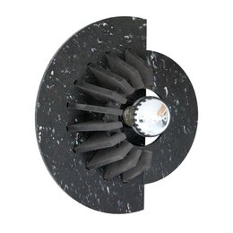 Lampada da parete Moonshadow in plastica riciclata