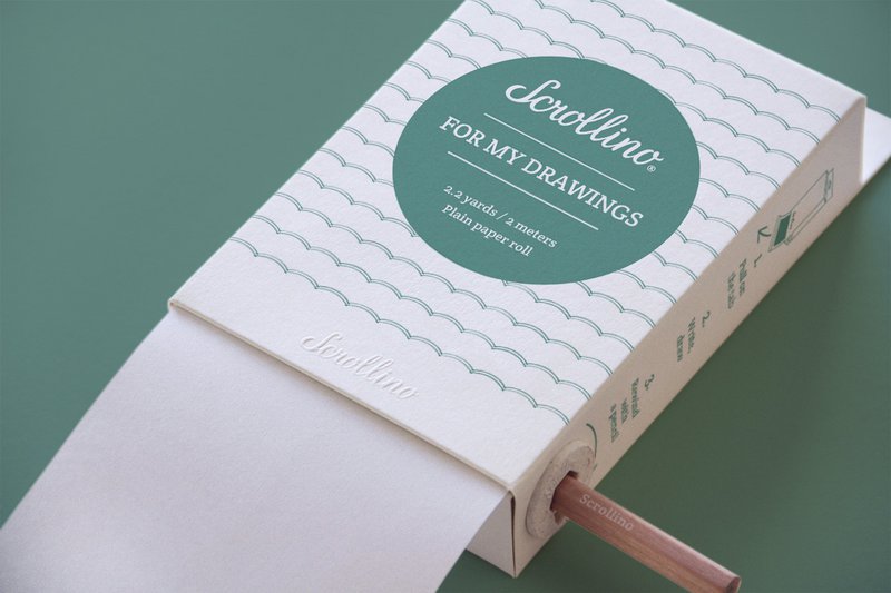 Creatief schetsboek - Scrollino voor mijn tekeningen