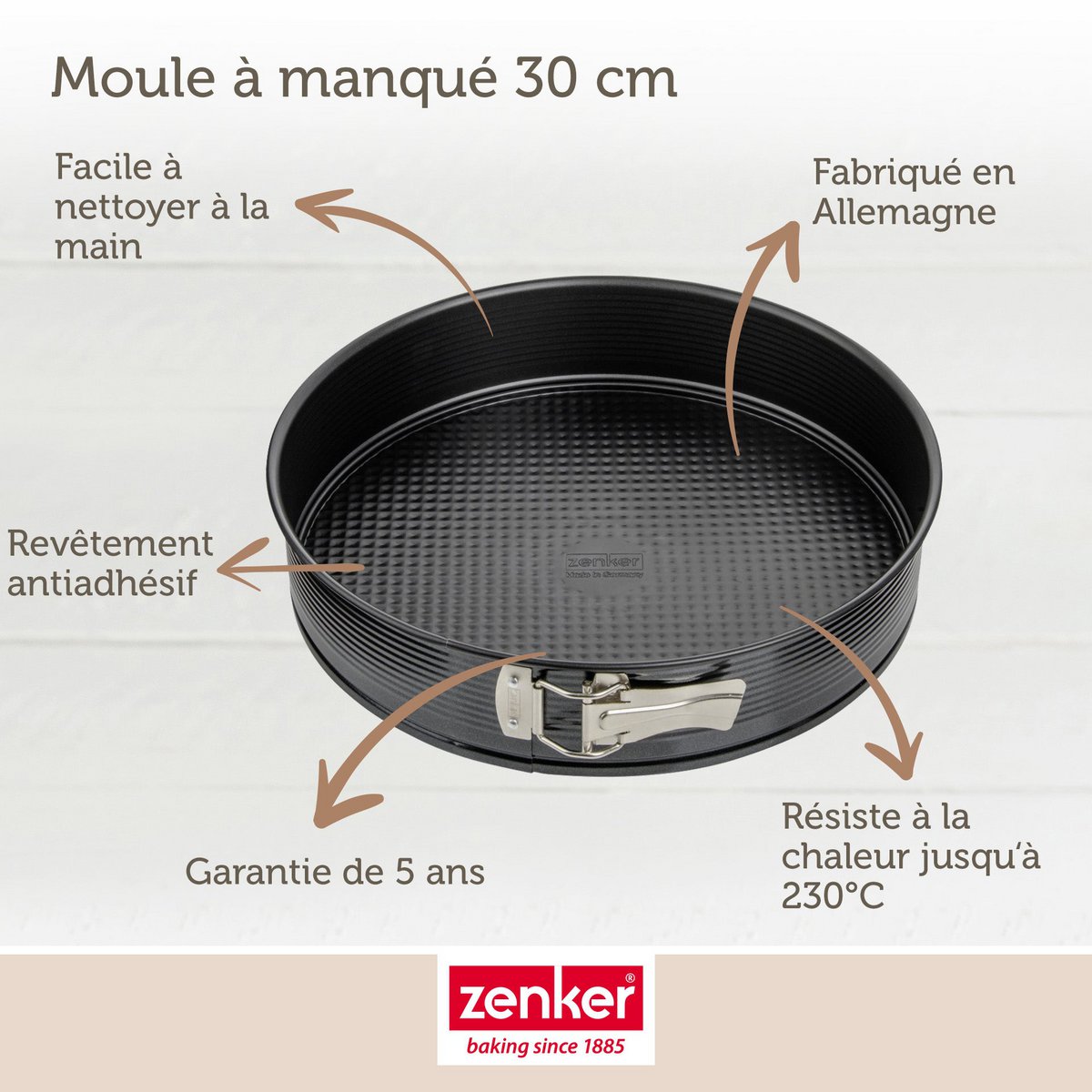 Tortownica Tortownica 30 cm Zenker Black Metallic