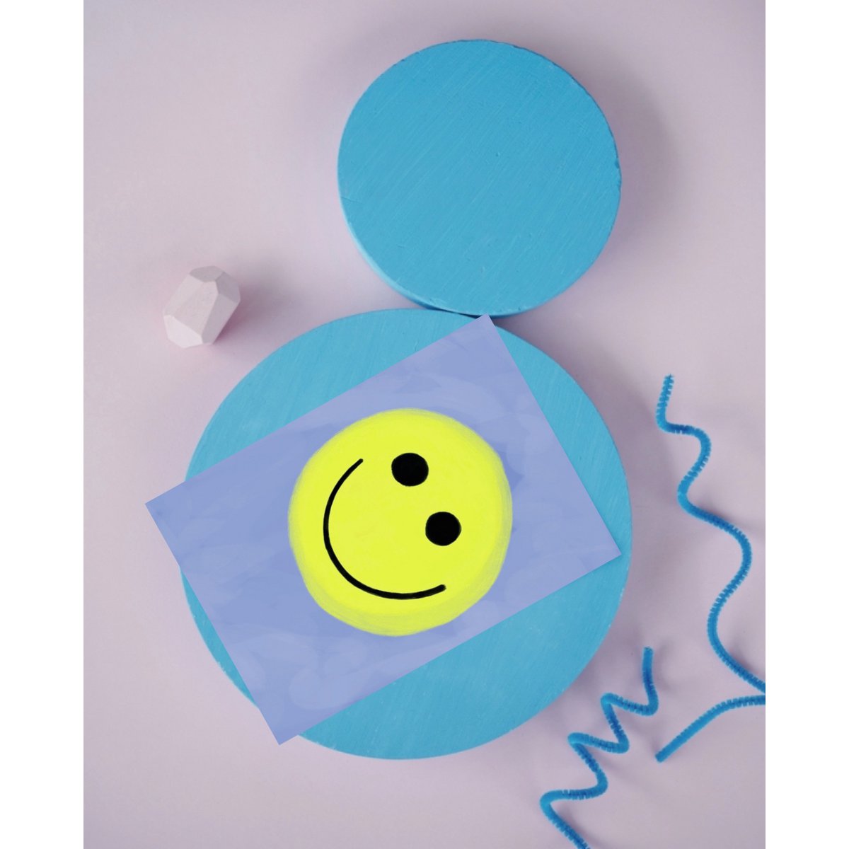 Smiley Smile Postkarte