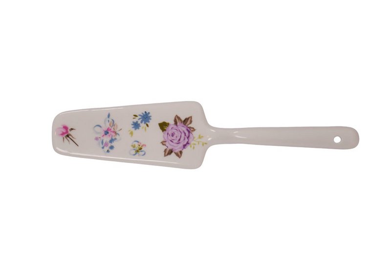 Flora del servidor de pastel de porcelana 23 cm Isabelle Rose