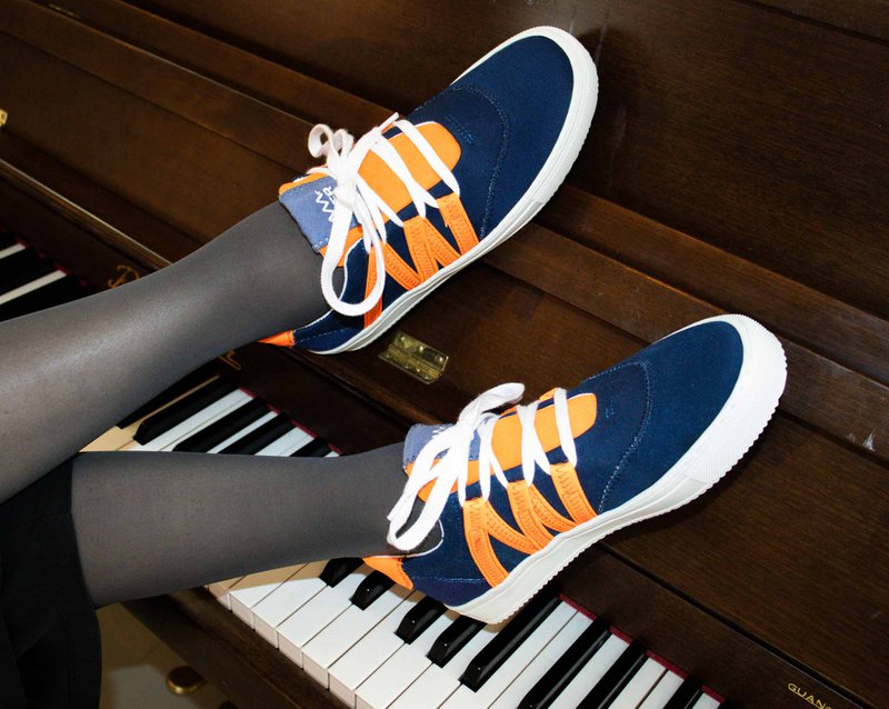Zapatos unisex STARK Phoenix azul/naranja