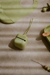 Siliconen dummy houder- olijfgroen