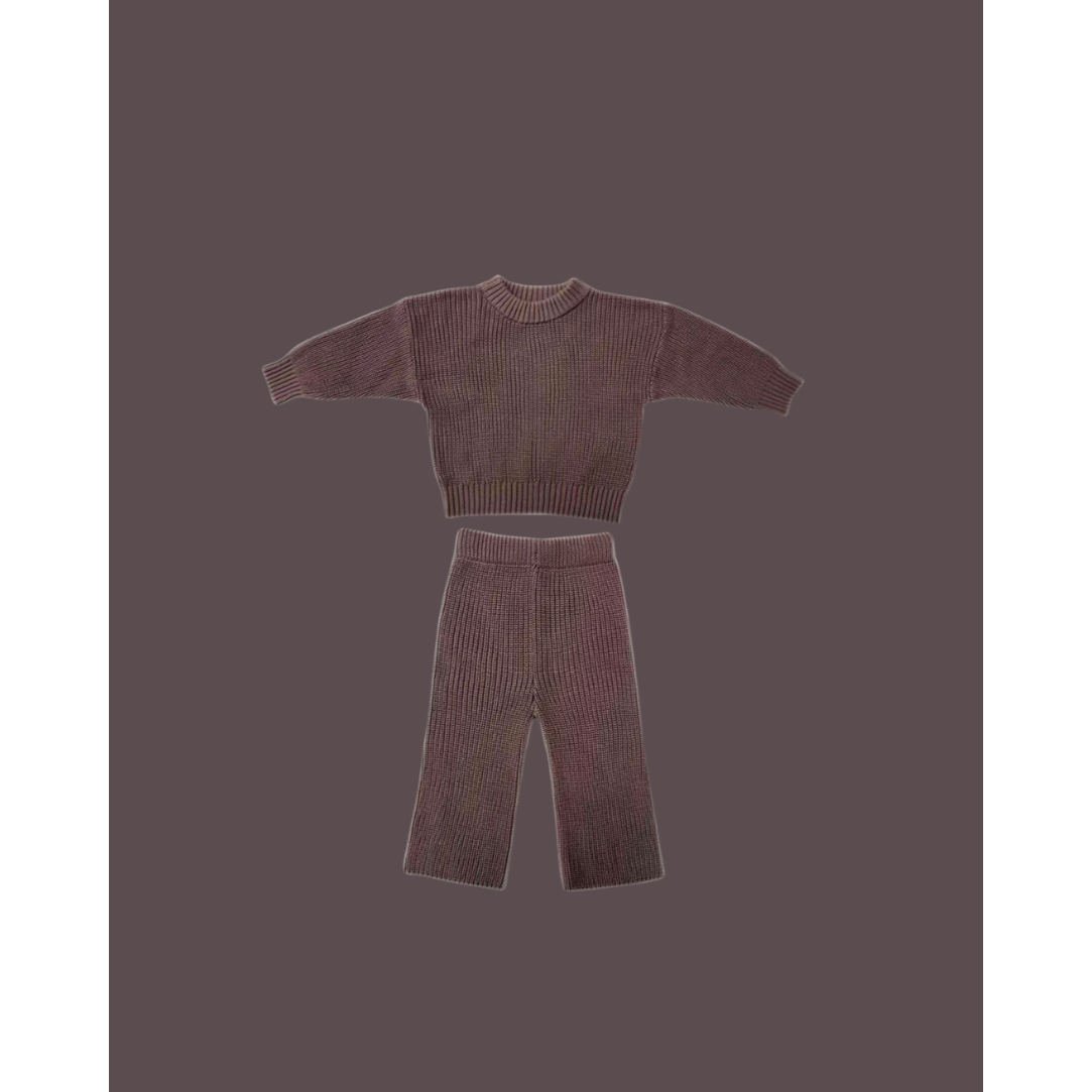 Ensemble Tricot – Marron Moka