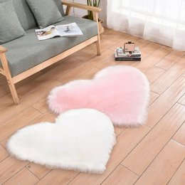 Alfombra del corazón »Alfombra esponjosa en forma de corazón» alfombra del corazón »coche de catering