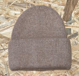 Beanie med kashmir uld