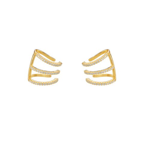 Gold Plated Claw Earcuffs