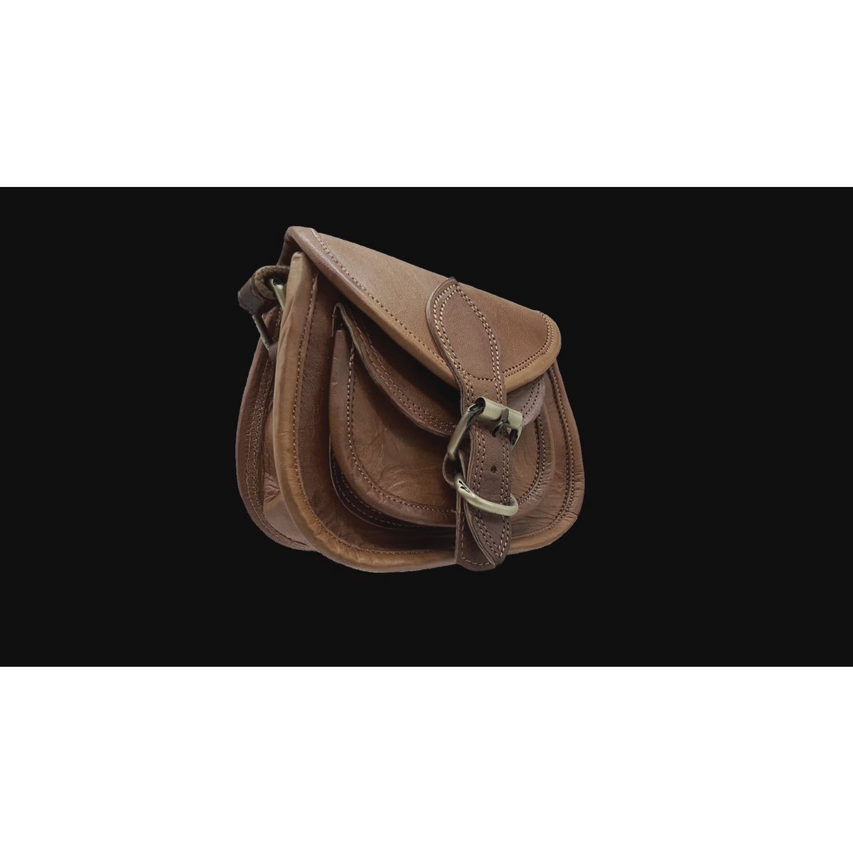 CHEYENNE genuine goat leather shoulder bag